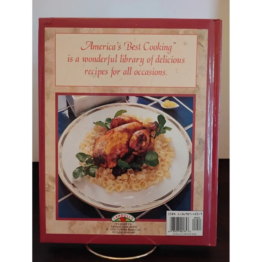 America's Best Cooking Cookbook Landoll's 1996 Hardcover Recipes ISBN 1569874239